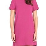 Topshop Pink Short Sleeve Shift Stretchy Crew Neck Casual Career NWT Dress 6 Photo 0