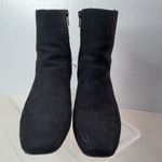 Old Navy  6 Mod Bootie Black Jack Inside Zip Chunky Heel Booties In Black Photo 5