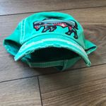 KBETHOS Vintage Buffalo Patch Distressed Hat Teal Adjustable 100% Cotton Adult Blue Photo 9