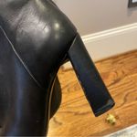 Steve Madden Black Heeled Boots Sleek Leather Design Photo 3