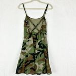 Denim & Supply Ralph Lauren Denim Supply Ralph Lauren Open Back Camo Mini Slip Dress Size 4 Cotton Photo 2