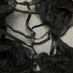 Elegant Black Lace Lingerie high neck bralette 36D/38C Size undefined Photo 9