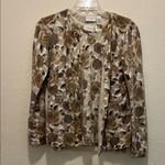Liz Claiborne Vintage  Liz Sport Floral Cardigan Sweater Set Photo 1
