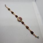Tan, Pink, & Brown Bracelet Pink Photo 4