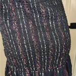 Farm Rio  Elegant Black and Pink One-Shoulder Dress Photo 6