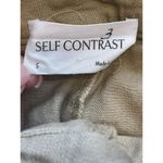 Nwot Self Contrast Women's Tan Denim Size S Long High Waisted Skirt Jupe Anthro Photo 3