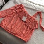 LC Lauren Conrad  one shoulder blouse top, size large Photo 4
