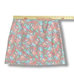 Vineyard Vines  Pink Cocktail Print A-Line Skirt Size 8 Cotton Stretch Photo 2