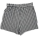 Princess Polly Black Gingham High Rise Elastic Waist Pull On Casual Mini Short 6 Photo 1