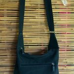 XOXO L Black Thick Smooth Fabric Hobo Bag Photo 5