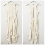 Anthropologie Daily Practice Horizon Wide-Leg Knit Jumpsuit Ivory Size XS Photo 2