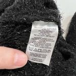 Lou & grey Black Silver Metallic Cowl Neck Sweater Photo 4