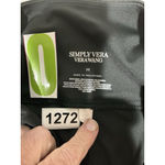 Vera Wang Woman’s Simply Vera  Medium Black Long Active Joggers Photo 3