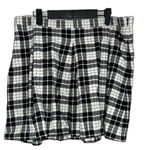 Joe Boxer  Checkered Black and White School Girl Skirt Size XL 100% Cotton Photo 0