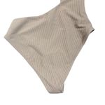 Beach Riot Tan Celine Cut Out Asymmetric One Shoulder One Piece Swimsuit Size S Photo 5