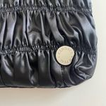 Kendall + Kylie black gathered satin handbag Photo 3
