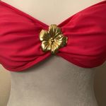 Xhilaration Sexy pinkish orange bikini 👙 w/a gold flower & gold bead accents. Photo 2