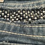 Miss Me  distressed bedazzled rhinestones flare easy boot size 27 denim jeans Photo 7