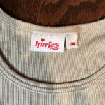 Hurley Vintage Tan Ribbed Tank Top with Heart Emblem Size Medium Photo 3
