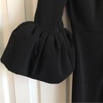 Issue New York black bell/puff sleeve dress B22 Size L Photo 3