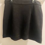 Philosophy Suede Black Skirt Size 6, Worn Once. Photo 1