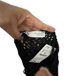 ZARA  halter neck black white sleeveless knit crochet maxi pullover dress small Photo 6