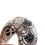 John Hardy Sterling Silver 925 Naga Lava Black Sapphire Dome Ring Cocktail .925 Photo 14