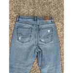American Eagle Mom Jean Ripped Knees Distressed Denim High Rise Size 2 Blue Photo 15