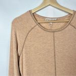 Philosophy Light Tan Crewneck Swing Trapeze Knit Mini Dress M Photo 2