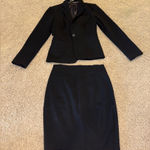 EXPRESS  Black Women's Blazer and Skirt Set Photo 0