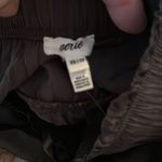 Aerie Women's Size XSMALL Tiered Ruffle Mini Skirt Dark Gray Elastic Waist NWT Photo 3