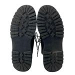 AQUA  Miranda Women's Black Lace Up Round Toe Lug Sole Faux Fur Hiker Boots 8 Photo 3