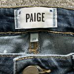 Paige  Denim Corrosion Cut Off Jean Shorts Size 25 Bleach Splatter Low Rise Photo 1