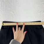 Habitat Medium Pull-On Bubble Gauze Pants Straight Wide High Rise Pockets Black Photo 8