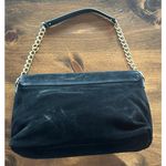 Talbots ⭐️ Leather Suede Gold Hardware Classic Women's Handbag Purse Bag Vintage Photo 0