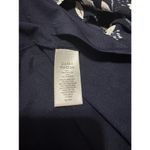 Tahari  Women's Navy Floral Print Bat Wing Blouse Size XL Photo 6