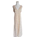 Ba&sh - Beck Flowy Maxi Dress in Ecru Leopard Print Sz 2/US 6 Photo 5