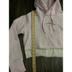 Gymshark  Hoodie Cropped Keyhole Cut Out Long Sleeve Raw Edge Pullover Pink M Photo 4