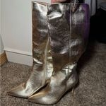 JustFab  Metallic Boots Photo 3