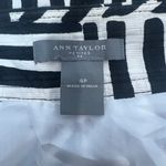 Ann Taylor Zebra Black & White Stripe Lined Skirt Photo 3