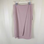 Nicholas Ponti Wrap Front Midi Skirt Pink Nude Size 8 NWT Photo 5