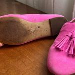 J.Crew Pink Suede Tassel Loafers Photo 5