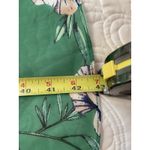 Jessica Howard Women's Hi Low 8 Green Floral Chiffon V-Neck Belted Short Sleeve Photo 9