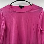 J.Crew Pink 100% Merino Wool Long Sleeve Pullover Sweater Size M Photo 1
