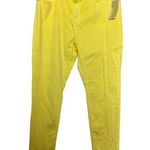 Michael Kors  Basic Womens Lemon Straight Leg Pants Sz 12 Photo 0