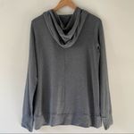 Cloudveil gray asymmetrical zip moto hoodie sweatshirt jacket modal blend M NEW Size M Photo 2