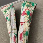 Vans Christmas  Classics Sneakers Paint Splatter Christmas DIY Red Green Size 8 Photo 7