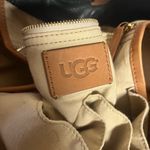 UGG  Australia Genuine Calf Camel Leather Women's Hobo shoulder Handbag dark gree Photo 3