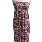 Smocked Bodice Maxi Dress Pink Size L Photo 0