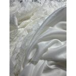 Agnes Orinda‎ Lace Blouse Criss Cross V Neck Long Sleeve Top White 2X Size XXL Photo 6